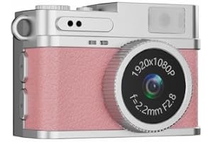 Mini Dijital Kamera Selfie Video Vlog Kamerası Mini Anahtarlık 1080P CMR35 Pembe