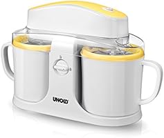 Unold 48850 Eismaschine Duo, Volumen f&uuml;r 2x 0,5 L