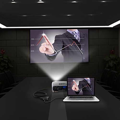 Topop 3 in 1 Mini Displayport Thunderbolt zu HDMI/ DVI/ VGA Display Port Kabel Adapter Konverter für Apple MacBook Air, iMac, Mac Book Pro, Mac mini, Microsoft Surface Pro/ Pro 2/ Pro 3, Thinkpad X1/ Carbon/ Touch/ Helix-Schwarz - 5