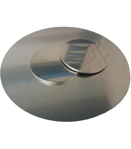 Aluminium Rundbleche 100mm - 2 Stück 5052 Alublech Zuschnitte Verschiedene Stärken