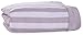 Clair de Lune Candy Stripe Knitted Blanket, Grey