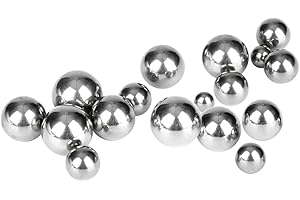 BOUACOUA Bolas de Rodamiento de Acero Inoxidable, Bolas para Eje de Rueda Bolas de Precisión 2mm (1000 pcs)