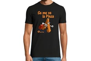latostadora Camiseta Manga Corta Se Me Va La Pinza para Hombre - Camisetas Humor Sarcasmo - Chistes Frases Graciosas Originales - Camiseta Divertida - Ref. 315734-P
