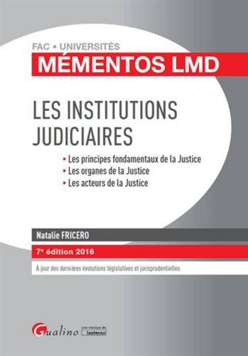 Institutions judiciaires gratuit Institutions judiciaires gratuit