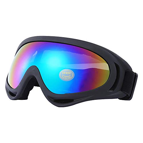 WUHX Coupe-Vent Lunettes de Ski Sports de Plein air Pare-Brise Lunettes de motoneige Moto équipement de Conduite Hors Route