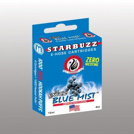 Preisvergleich Produktbild Starbuzz E-Hose Kartusche BLUE MIST , Nikotinfrei (1box=4 Stück)
