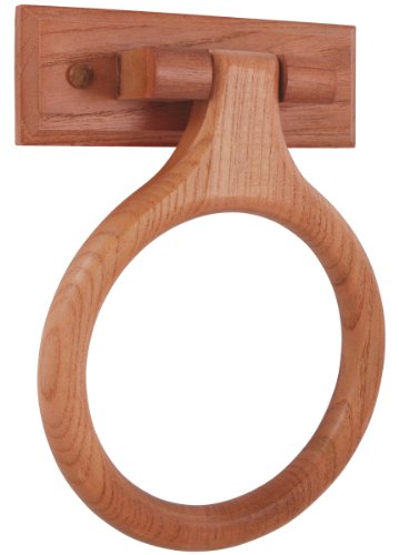 LDRIndustries 165 9840 Towel Ring, Rustic Oak