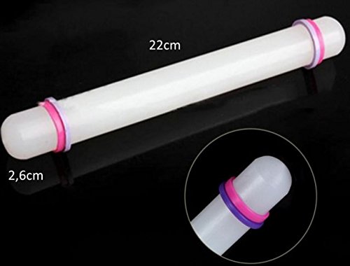 Ausrollstab Set 50 cm + 22 cm Rollstab STAR-LINE® Der Roll Stab ist Anti-Haft beschichtet und erleichtert das saubere Arbeiten – Fondant-Rolle Teigrolle Tortendeko NEU - 3