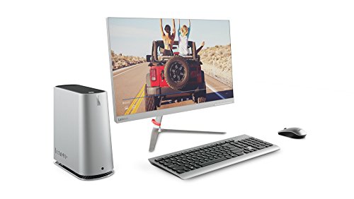 Lenovo Ideacentre 620S-03IKL - Ordenador de sobremesa  Intel Core i3-7100T  24GB de Memoria  8GB RAM   16GB Optane   2 TB HDD  Intel HD 600  Windows 10 Home  Plateado - Teclado QWERTY Espa  ol   rat  n