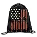 Produktbild American Nurse Doctor US Flag Drawstring Backpack Beam Mouth School Travel Backpack Shoulder Bags for Men & Women