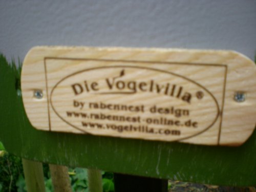 Original Die Vogelvilla, Futtertürmchen Klassik, Futterhaus, Vogelhaus, grau - 7