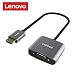 Produktbild Lenovo HDMI-zu-VGA-Adapter mit Audioanschluss, aktiver HDMI zu VGA Konverter mit vergoldeten Steckern, Micro-USB und 3,5 mm Audio-Anschluss, unterstützt Auflösungen bis zu 1920 x 1080p, für PC, Laptop, DVD, HDTV, PS3, PS4 und mehr