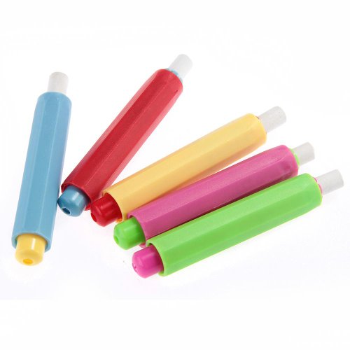 CARCHET® 5X Kreidehalter Kreiden Halter Schutzer Schutzhülle Plastik 9,5×1,5cm - 2