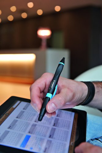Stabilo Smartball 2.0 in schwarz/cyan Kugelschreiber und Stylus (für Tablets, Smartphones und Rechtshänder) Schreibfarbe schwarz - 7