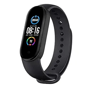 Tokdis Smart Band 2.36  Fitness Band, 1.1-inch Color Display, USB Charging, 3 Days Battery Life, Activity Tracker, Men's and Women's Health Tracking, Black Strap