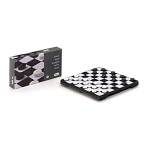 Cayro – Damas – + 7 Años – Modelo Pequeño Magnético – Juego de Mesa para Niños y Adultos – Ideal para Llevar de Viaje – Tablero Plegable – 2 Jugadores