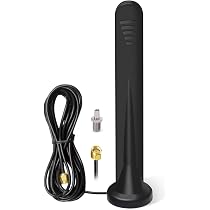 Alda PQ Glas-Antenne Für 2G/3G/4G LTE – Mit FME/F Stecker & 3m Kabel, 2,0 DBi, Zum Aufkleben