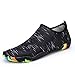 Produktbild Santiro Barfuschuhe Haut Schuhe Strandschuhe Aquaschuhe Badeschuhe Surfschuhe Wasserschuh Schwimmschuhe f¨¹r Damen Herren Swim Yoga Surf.SSD009B1-4XL