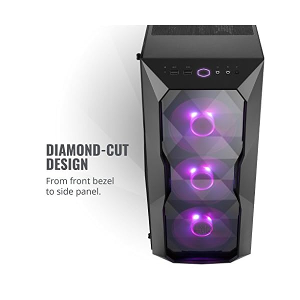 Cooler Master MasterBox TD500 - Caja Ordenador PC RGB con Diseño a Líneas Poligonales, 3 x 120mm Ventiladores… - Image 3