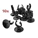 Produktbild TOOGOO(R)10 Stueck Heizstab Saugnapf Halter 20mm Durchmesser fuer Aquarium - Schwarz