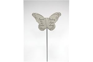 DAVID FISCHHOFF Memorial Butterfly Special Nan & Grandad on Stick , Put By Grave Side