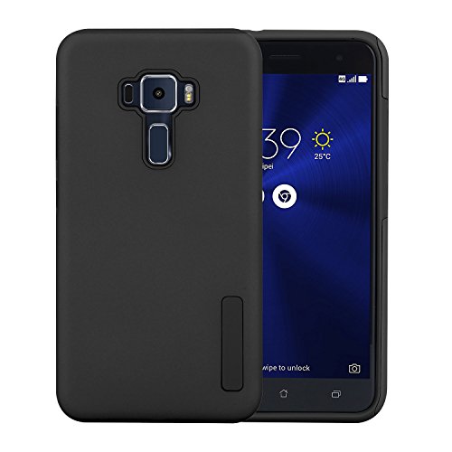 Asus ZenFone 3 ZE520KL Funda  Funda Protectora del H  brido de Doble Capa en Duro PC   TPU Silicona Absorci  n de Impacto y Anti-Ara  azos para Asus ZenFone 3 ZE520KL 5 2  2016  Negro