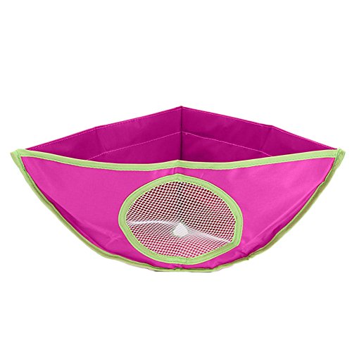 Preisvergleich Produktbild Chinatera Baby Badezimmer Spielzeug Wasserdicht Dreieck Aufbewahrung Tasche (Rosa)