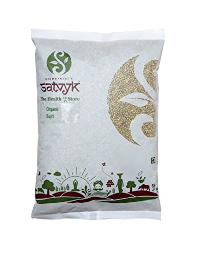 SiddhagiriS Satvyk Organic Desi Bajra (Pearl Millet) 1Kg RS.65 (13.00% Off) - Amazon