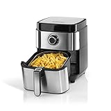 EINFACHE BEDIENUNG - Digital-Anzeige und Touch-Display für maximalen Bedienkomfort und einfacher Temperatur Regler. 8 vorinstallierte Programme für die perfekte Zubereitung von Pommes, Fleisch, Fisch uvm.