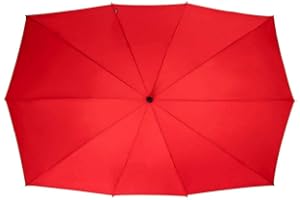 VON LILIENFELD® Ombrello Grande Stabile XXL 2 Persone Donna Uomo Classico Maxi rosso