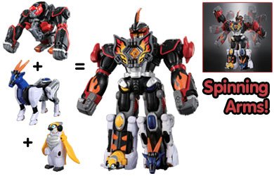 Power Rangers Jungle Fury Deluxe Jungle Master Megazord