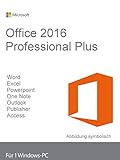 Microsoft Office 2016 Professional Plus Deutsch fr 1 PC (32/64-Bit) + Gratis-Installations-DVD  - 