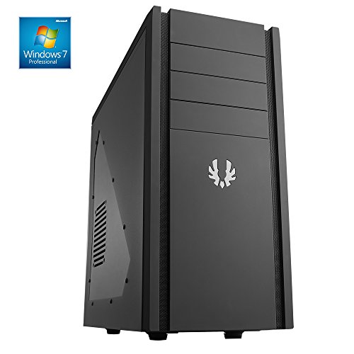 ONE Silent Elite Gamer-PC Kaby Lake Core i5-7600K, 4x 3.80 GHz (Quadcore) | 4 GB DDR4-RAM | 2000 GB HDD | Mainboard MSI Z270-A Pro | Cardreader | DVD-Brenner | 8 GB AMD Radeon RX 580 | 7.1 Sound | GigaBit-LAN, HDMI, DVI | USB 3.0 | Windows 7 Professional 64-Bit