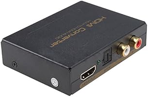 ZILONG HDMI To HDMI + SPDIF + RCA L/R Audio Extractor|Converter TosLink New Version 1.4