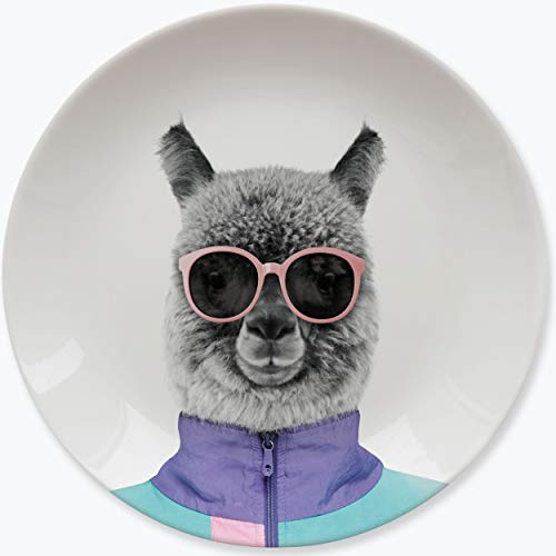 Mustard Wild Dining Andy Alpaca M12006G - Plato llano (cerámica)