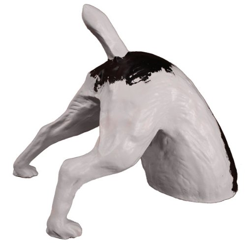 Halber Hund grabend, Jack Russel Terrier Deko Figur Garten