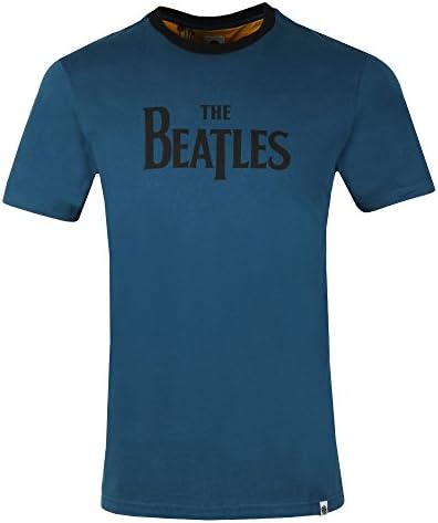 Pretty Green S/S Beatles Print Tee, Navy