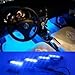 Produktbild KKmoon4 * 3 LED 12V Auto Innenraum Atmosphäre Lichter/ Dekoration Lampe Blau