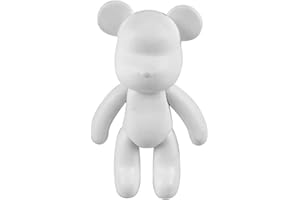 LIZEALUCKY DIY Painting Fluid Bear Plüschbär Violent Bear Shady Bear Painting Kit Set Creative Home Decorations Doll Made(13 zoll bär)