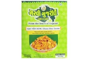 Garvi Gujarat - Pressed Spicy Gram Lentils (Chana Chor Garam) - 285g (pack of 3)