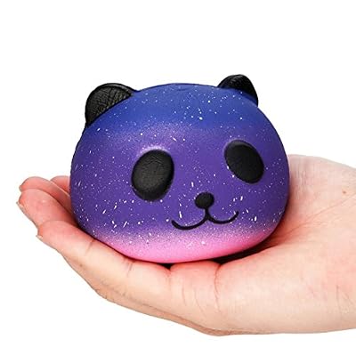 Quistal Squeeze Jouet Squeeze Jouet Balle Anti Stress Panda balle de stress à presser pour se débarasser de son anxiété by Quistal (Violet)