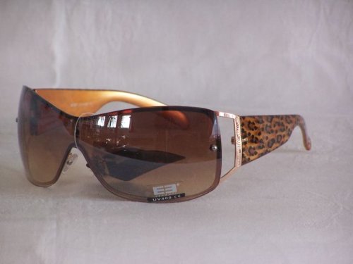 Preisvergleich Produktbild LEOPARD HIGH SOCIETY DESIGNER SONNENBRILLE 28510GLD