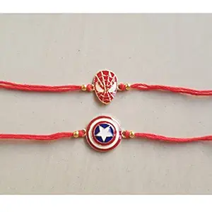 Creative Handicraft Set of 2 Rakhi for Kids,Rakhi for Brothers,Avengers Rakhi for Brothers,Rakhi for rakhshabandhan Festival