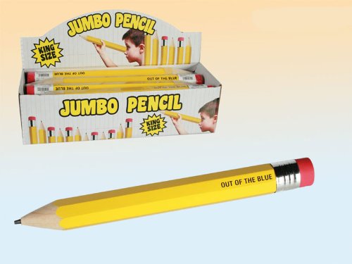 Der XXL Bleistift mit Radiergummi - Ein 40 cm Riesenbleistift