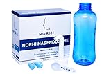 NASENDUSCHE 500ml by NORHI | inkl. Messlöffel +2 Aufsätze|...