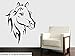 Produktbild Große Pferde-Silhouette Wandsticker, Wandtattoo, 116 cm x 84 cm, Schwarz