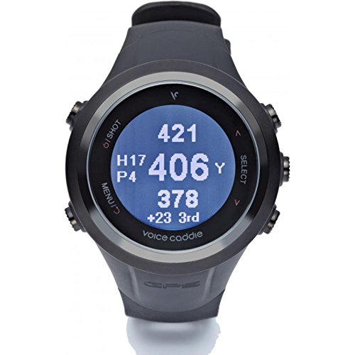 Preisvergleich Produktbild Voice Caddie T2 GPS-Golfuhr, Schwarz