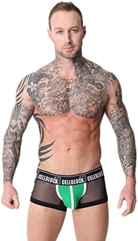 Timoteo Medium Green Cellblock 13 Dark Room Jock Trunk