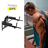 Aparato para tríceps, bíceps, abdominales y espalda para montar a la pared