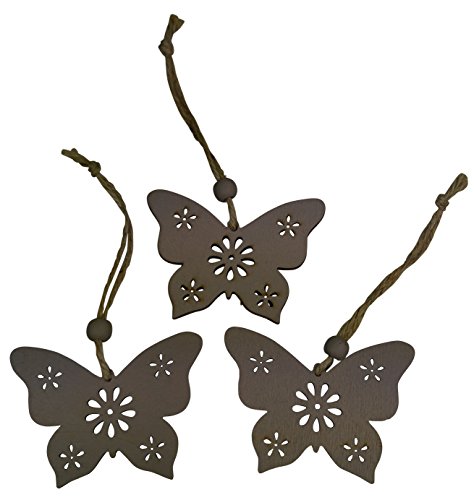 khevga 12 Deko Schmetterling Hänger Vintage 12er Set - 4